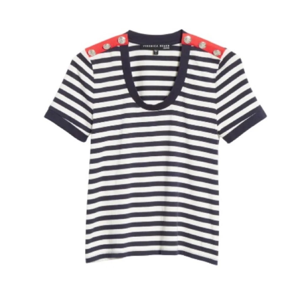 Veronica Beard Jean Leoni Tee